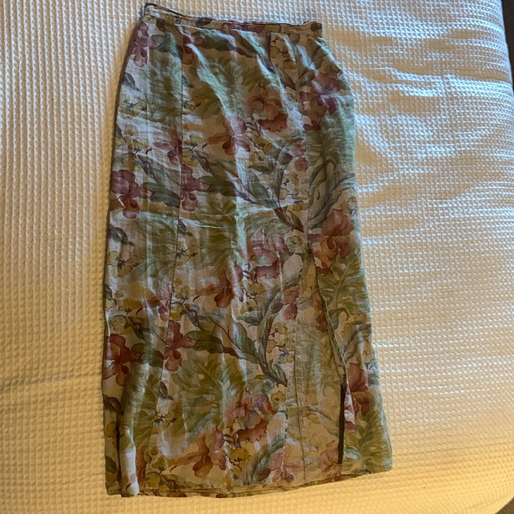 Gap linen maxi skirt